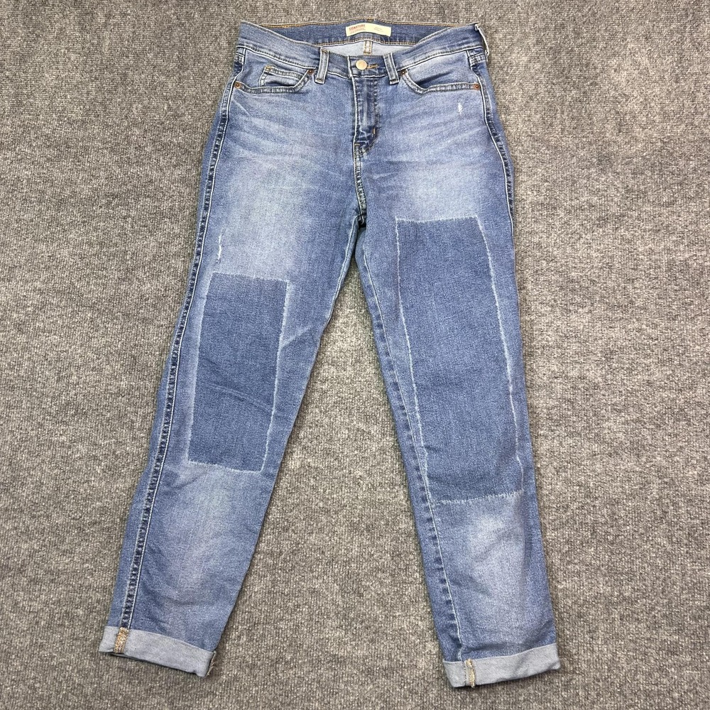 Levi's Heritage Boyfriend Jeans Womens 0 / W25 Patch Denim